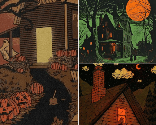 You know it is Halloween time cover photo collage