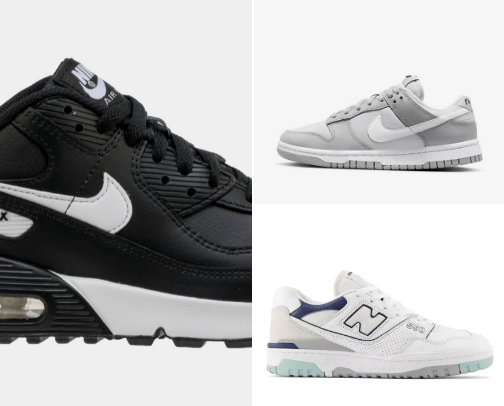 Mens shoes cover photo collage