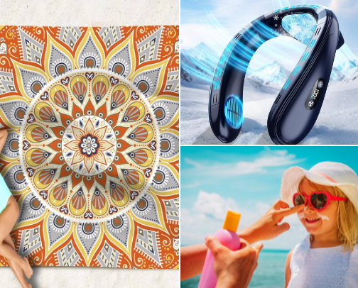 Summer Getaways "Everything I Packed for My Beach Trip (That I’m Actually Using)" cover photo collage