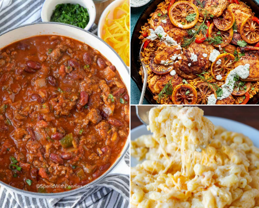 Go-To Comfort Foods cover photo collage