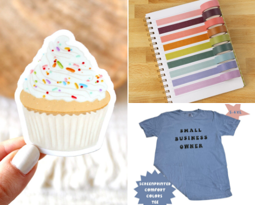 Etsy Finds cover photo collage