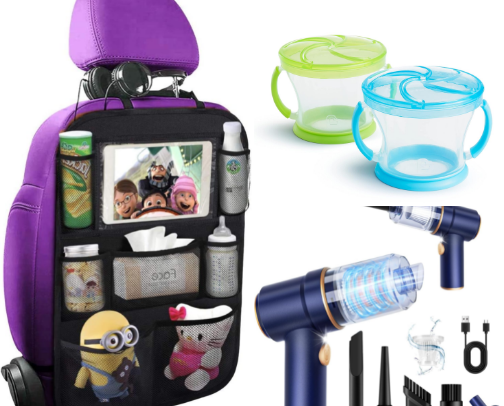 Mom Life Car Essentials cover photo collage