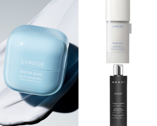 My favorite skincare & haircare recs! cover photo collage