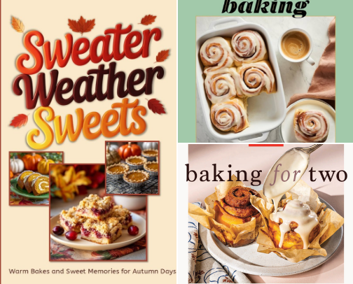 Dessert Cookbooks cover photo collage