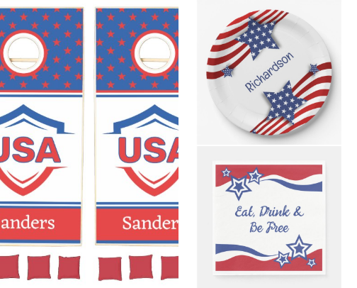 Patriotic July 4th Celebration Finds! cover photo collage