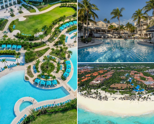 Vacation stays cover photo collage