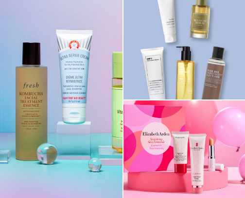 skin care cover photo collage
