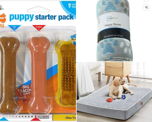 dog mom must haves 🐾🐕🦴 cover photo collage