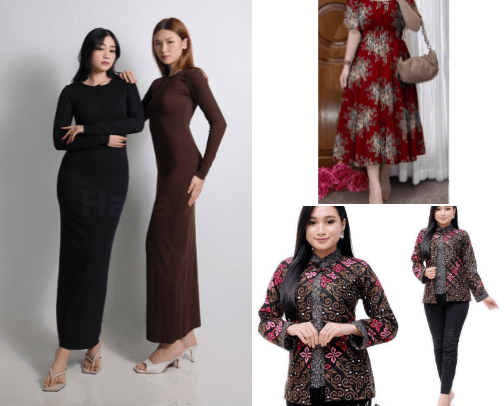 Women fashion cover photo collage
