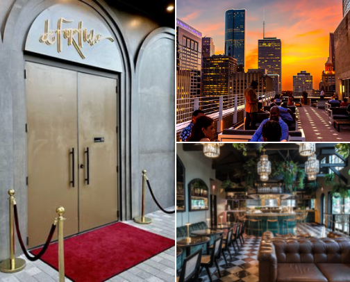 Houston cocktail bars 🍸 cover photo collage