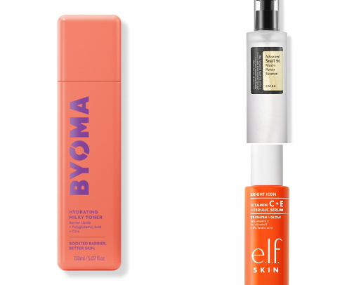 Affordable skincare 30+ cover photo collage