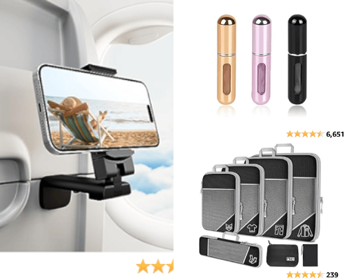 Amazon Travel Must Haves cover photo collage