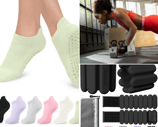 At Home Work Out Essentials cover photo collage