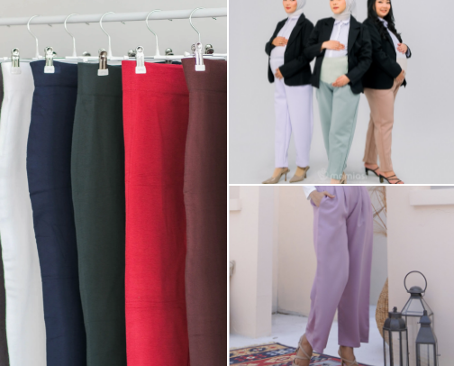 ✨ Celana Kulot Wanita – Stylish, Nyaman & Serbaguna untuk Segala Acara cover photo collage