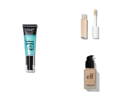 MY FAVORITE E.L.F PRODUCTS 🎧🍒💌💄 cover photo collage