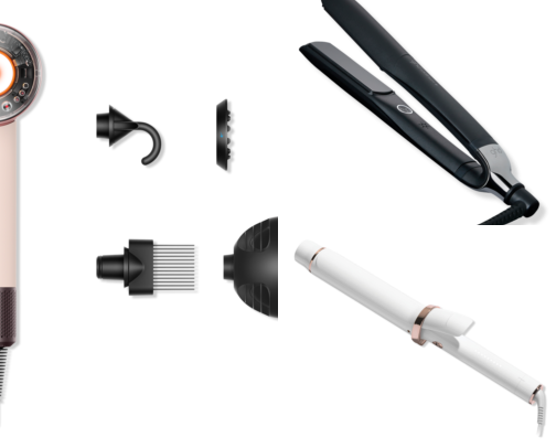 Best Ulta Hair Tools for Busy Moms: Dryers, Straighteners, Curling Irons and Brushes cover photo collage