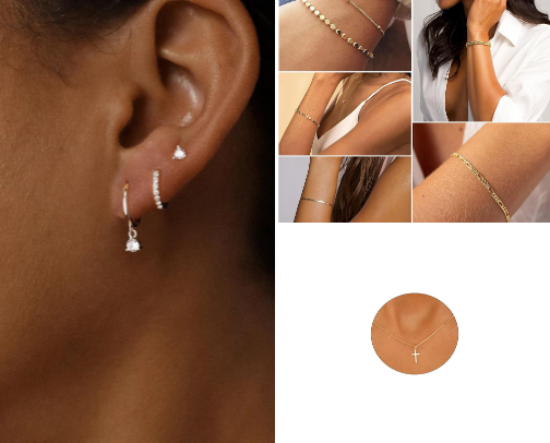 My favorite jewelry to wear for outing and everyday cover photo collage