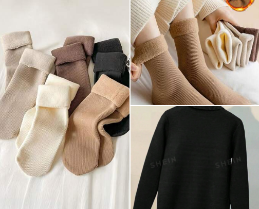 Christmas Gift on Shein, Warm and cozy cover photo collage