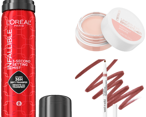 Drugstore beauty finds cover photo collage