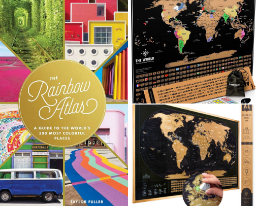 Download - Discover The Rainbow Atlas: A Guide to the World's 500 Most Colorful Places cover photo collage