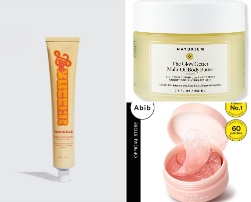 Favorite skin & body care (skincare, indoor tanning, fragrance + more) cover photo collage