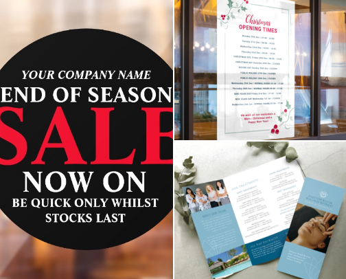 Small Business Marketing Supplies cover photo collage