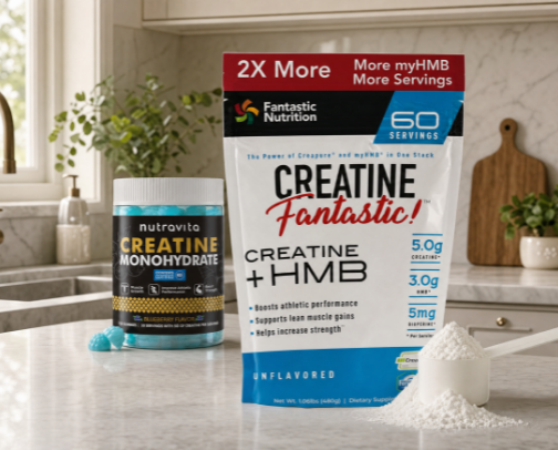 Creatine Isn't Just for Gym Bros Anymore — Creatine Supplements for Strength, Brain Health & Recovery cover photo collage