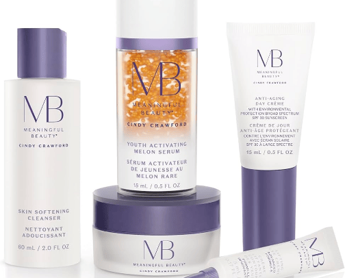 Meaningful Beauty 5-Piece Skincare Essentials System cover photo collage