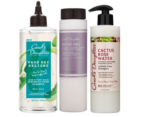 Hair products cover photo collage