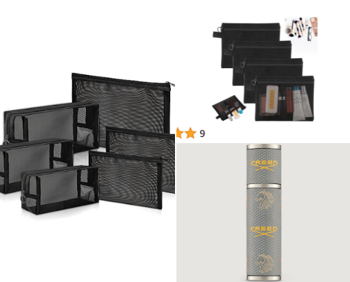 My travel essentials cover photo collage