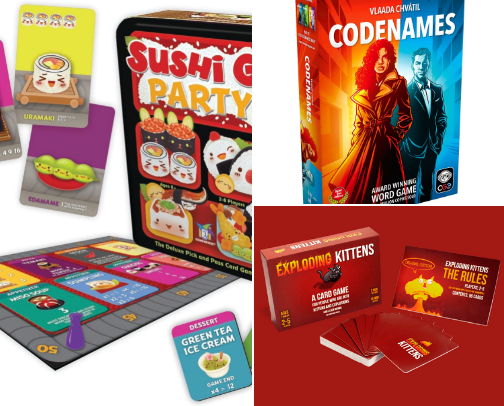Board Games for Friends Gathering cover photo collage