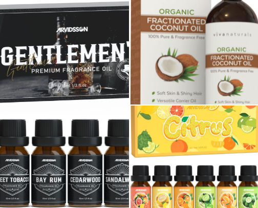Essential oil essentials cover photo collage