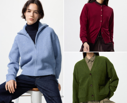 KNITWEAR CARDIGANS: AW26 cover photo collage