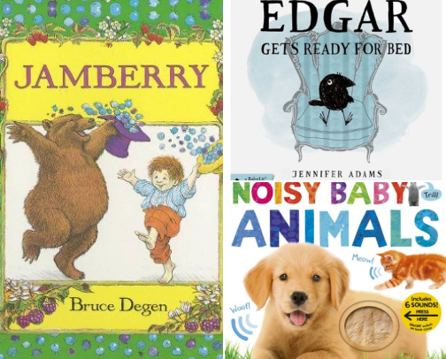 my 1.5yr old neice's favorite books cover photo collage