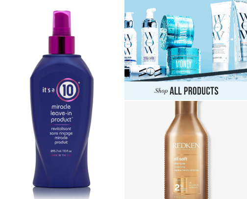 Hair Products cover photo collage