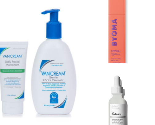 My skincare products that have cleared my acne cover photo collage