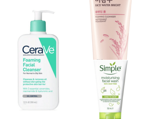 Skin care cover photo collage