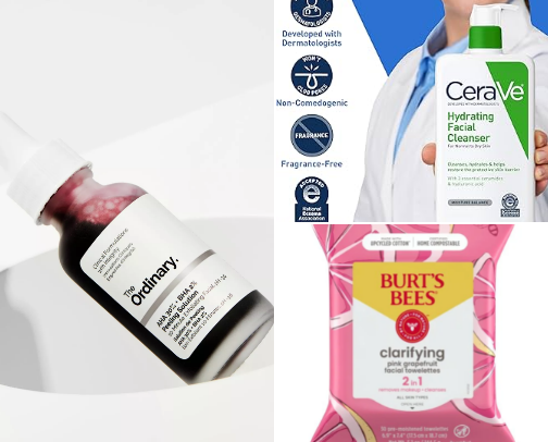 Best skincare gifts 🎁 under  $50 🎊 cover photo collage
