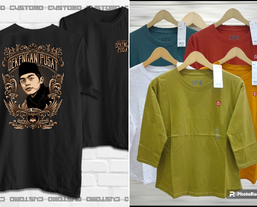 Adult T-shirts cover photo collage