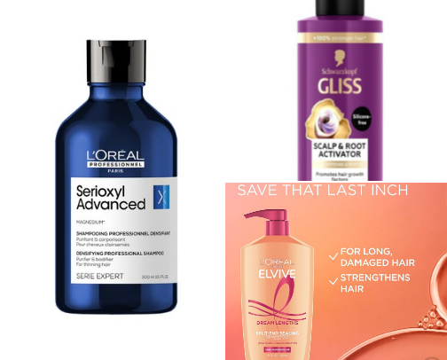 Hair growth recommendations cover photo collage