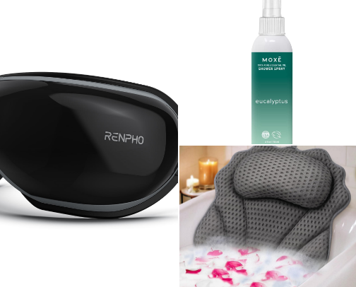 Luxury spa experience at home cover photo collage