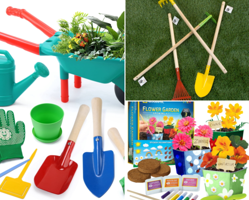 Kid Sized Garden Tools That Got My Daughter Digging Right Next to Me cover photo collage