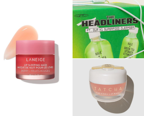 Skincare cover photo collage