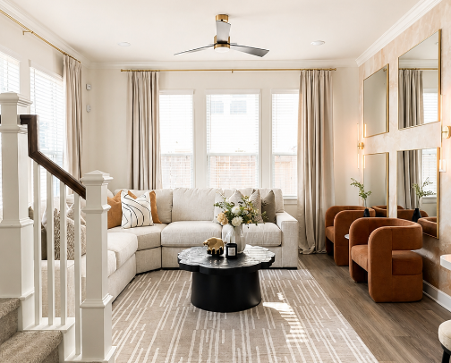 My Luxe Living Room cover photo collage