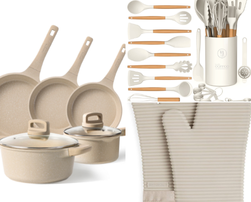 ✨Aesthetic Essentials for your Kitchen!🤍 cover photo collage