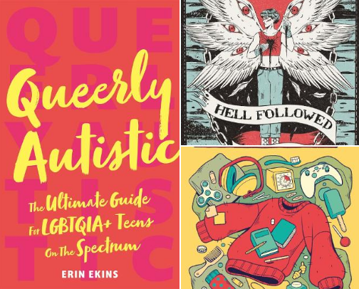 Books to read/buy during Autism Awareness Month! cover photo collage