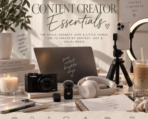 🎥 Content Creator Essentials cover photo collage