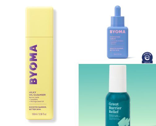 Eczema girl skincare recs cover photo collage