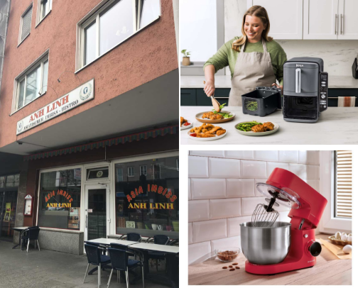 Foodies🍜, kitchen appliances👩‍🍳 cover photo collage