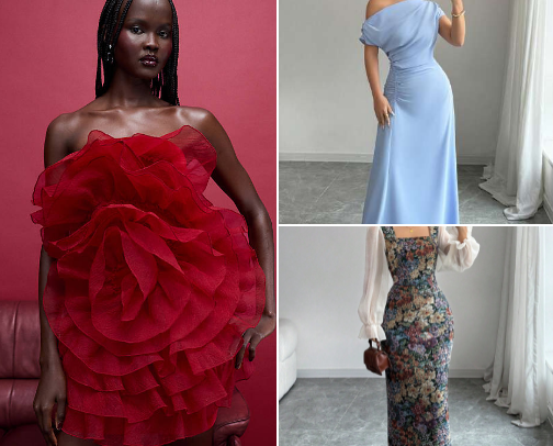 Elegant dresses for any occasion 👗 cover photo collage